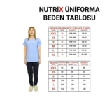 Bebe Mavi Lacivert Kombin Kadın Kalıp Soft Likralı Yarasa Kol Hemşire-Doktor Üniforması Takım Scrubs - Görsel 12