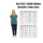 Göl Yeşili Siyah Kombin Kadın Kalıp Soft Likralı Yarasa Kol Hemşire-Doktor Üniforması Takım Scrubs - Görsel 11